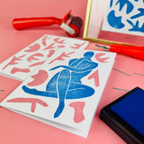 Edinburgh Craft Club Matisse Inspired Lino Print Kit