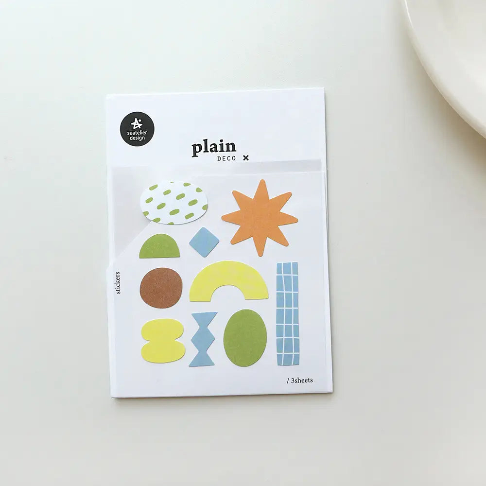 Suatelier Shape Stickers Plain 68 Deco