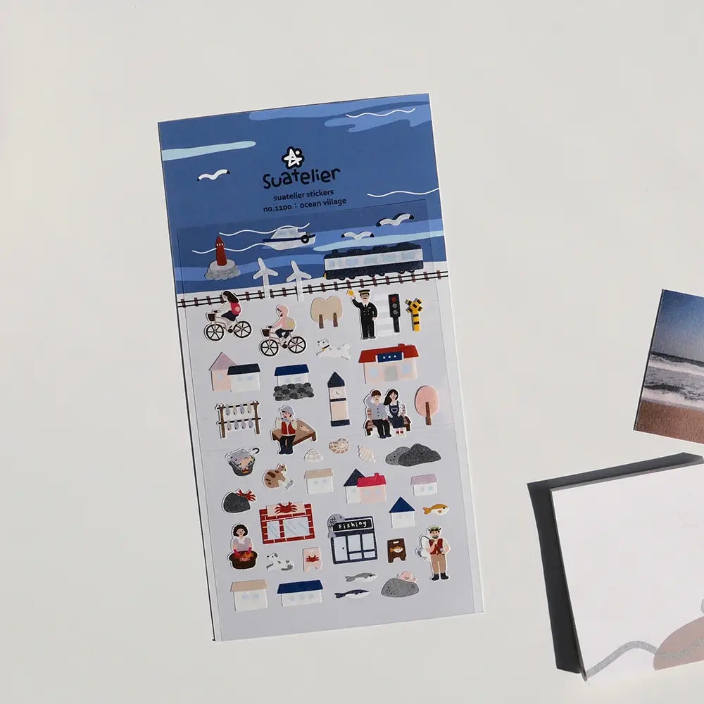 Suatelier Stickers no.1100 Ocean Village