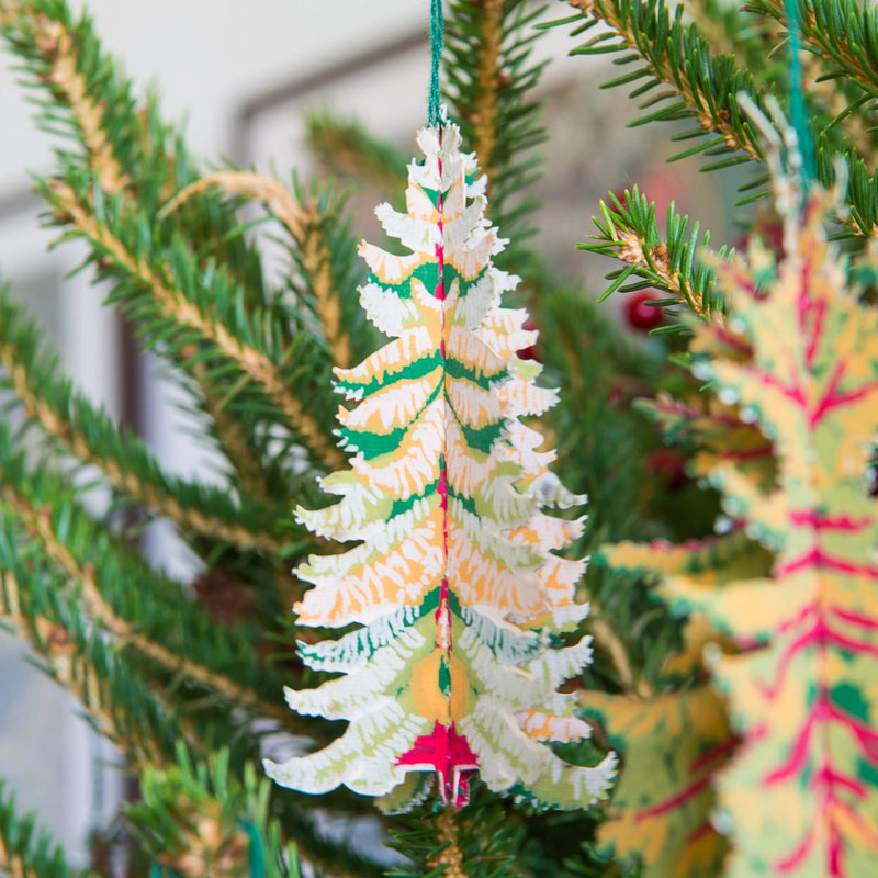 East End Press Christmas Forest Paper Decorations