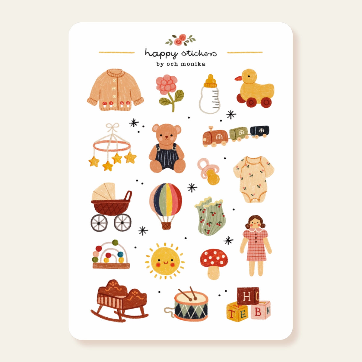 Och Monika Stickers - Little Baby