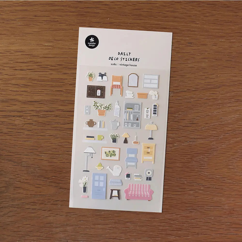 Suatelier Stickers no.1161 Vintage House