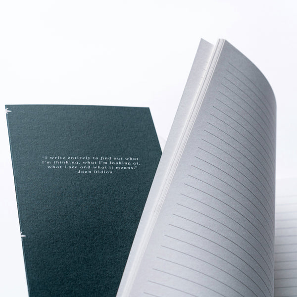 Hunter Paper Co. Teal Stars A5 Lined Notebook