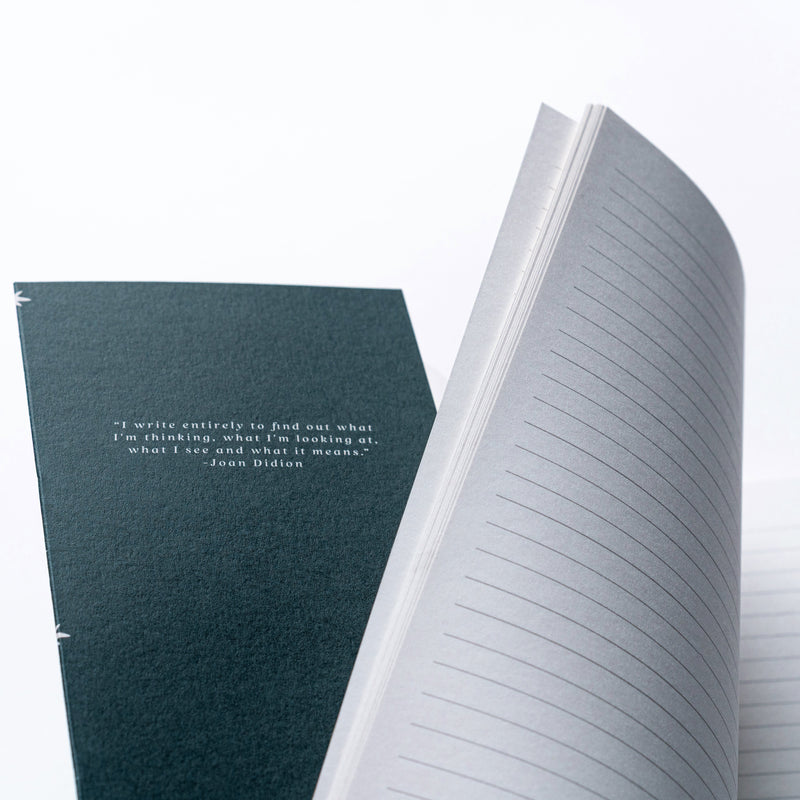 Hunter Paper Co. Teal Stars A5 Lined Notebook