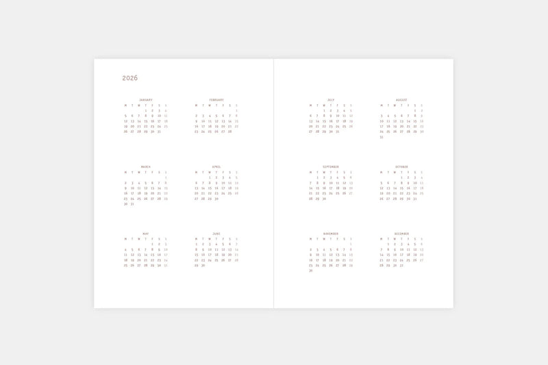 Papierniczeni 2026 Day to a Page Diary A6