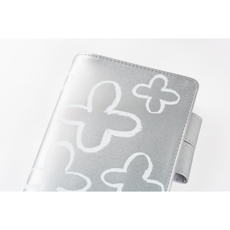Hobonichi A6 Cover - Makoto Matsubayashi: Silver Flowers
