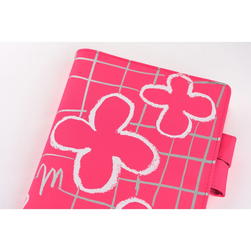 Hobonichi A5 Cover - Makoto Katsubayashi: Pink Flowers