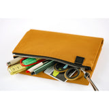 Hobonichi A6 Cover - Tragen: Mustard