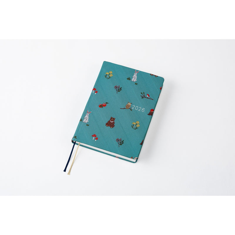 Hobonichi Techo A6 HON 2026 Bow & Tie: In the Forest (January Start)