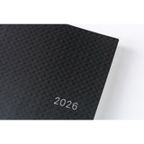 Hobonichi Techo A5 HON 2026 Paper Series: Black Gingham (January Start)