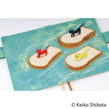 Hobonichi A6 Cover - Keiko Shibata: Bread Floating in the Wind