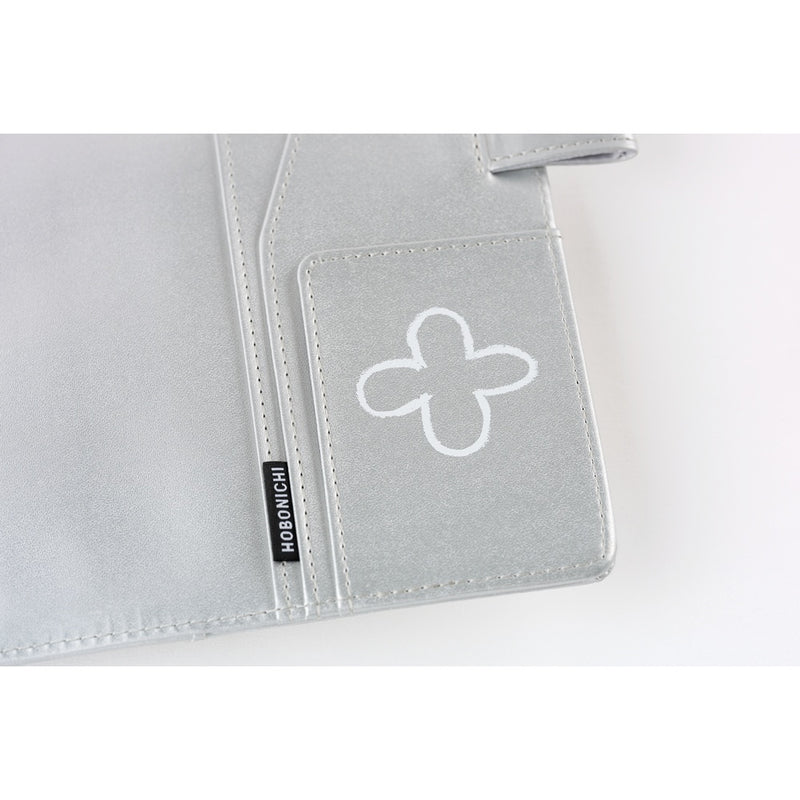 Hobonichi A6 Cover - Makoto Matsubayashi: Silver Flowers