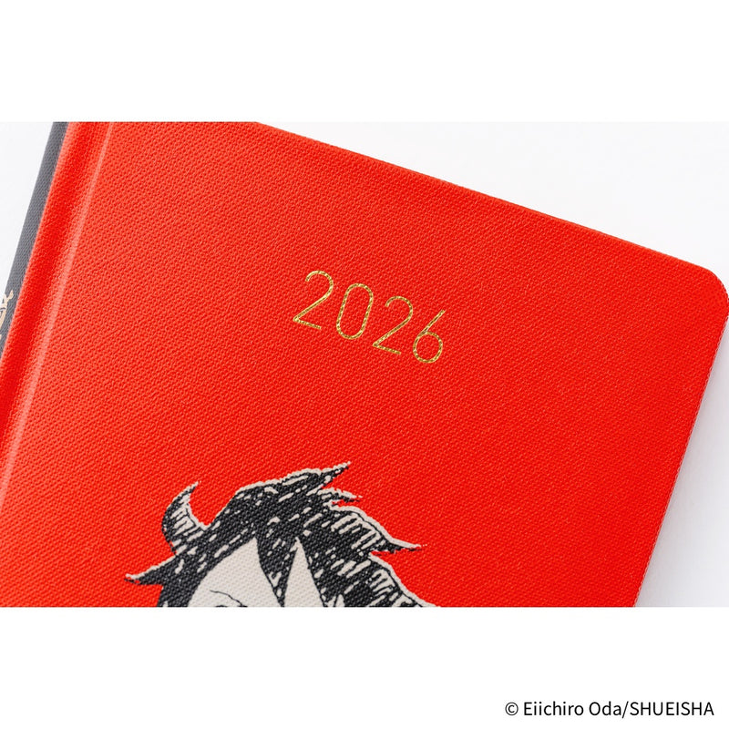 Hobonichi Weeks 2026 ONE PIECE magazine: Straw Hat Luffy (Red)