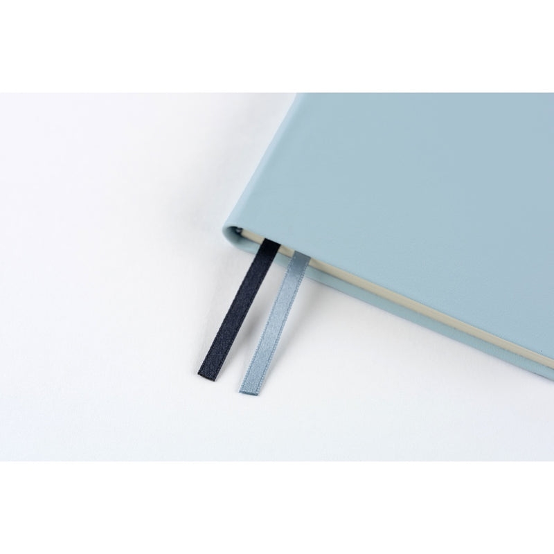 Hobonichi Weeks 2026 Leather: Snow Blue (January Start)