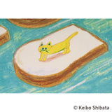 Hobonichi A6 Cover - Keiko Shibata: Bread Floating in the Wind