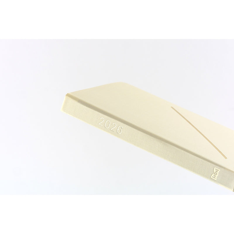 Hobonichi Techo A6 HON 2026 Slash - Ivory (January Start)