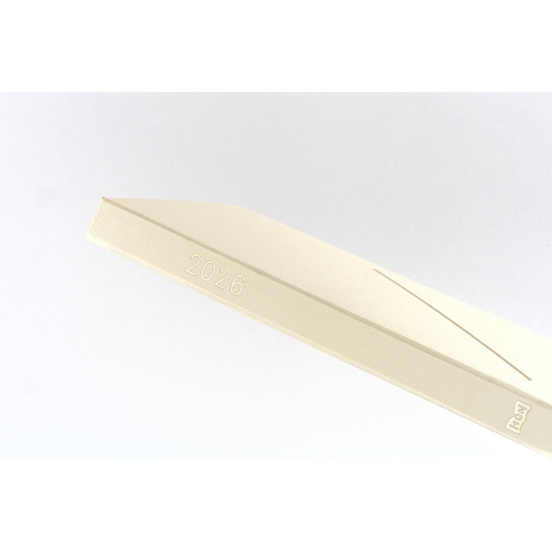 Hobonichi Techo A5 HON 2026 Slash - Ivory (January Start)