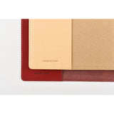 Hobonichi A6 5-Year Techo Cover- Red Leather