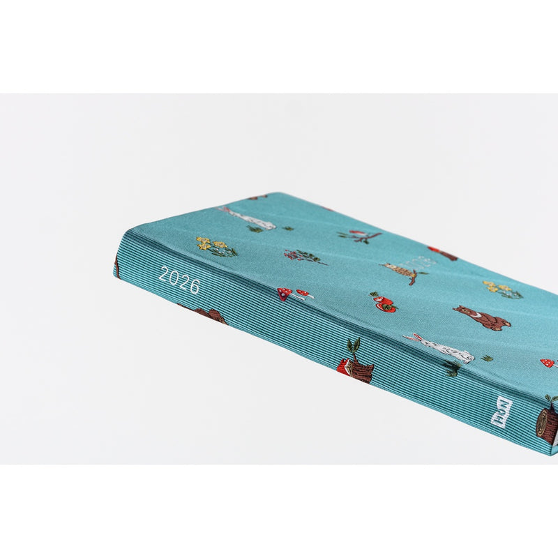 Hobonichi Techo A6 HON 2026 Bow & Tie: In the Forest (January Start)
