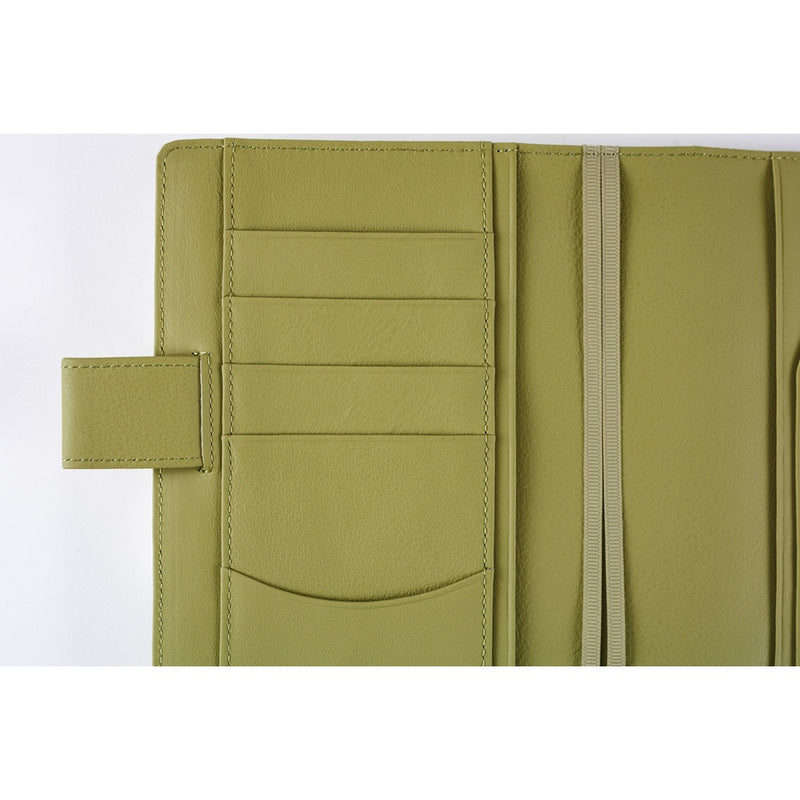 Hobonichi A6 Cover - Leather: Sage Green