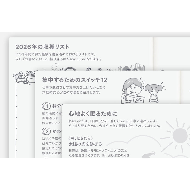 Hobonichi Techo 2026 Japanese A6 Original Avec Books (January Start)