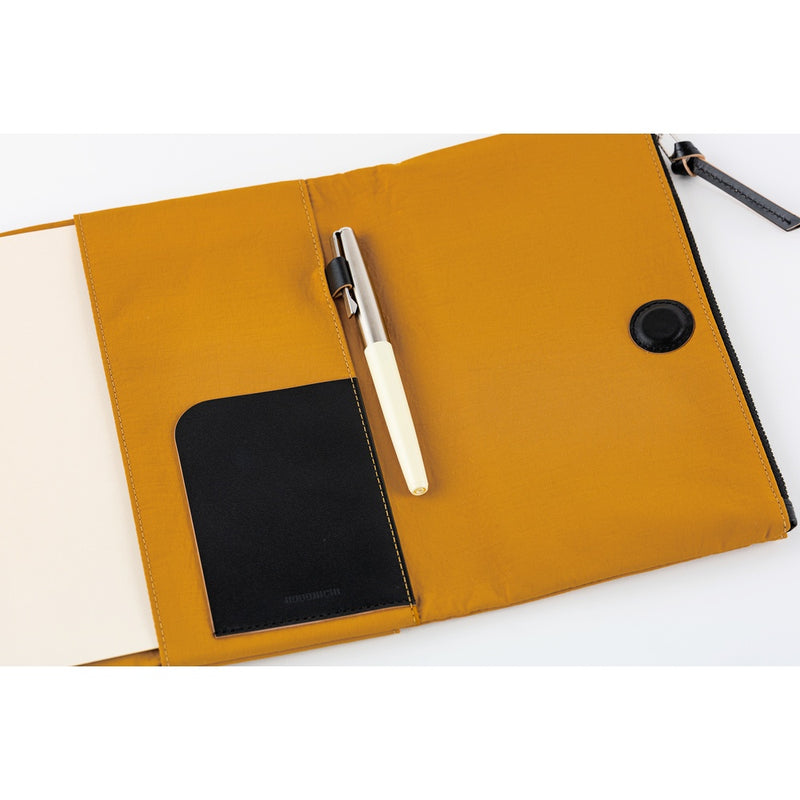 Hobonichi A5 Cover - Tragen: Mustard