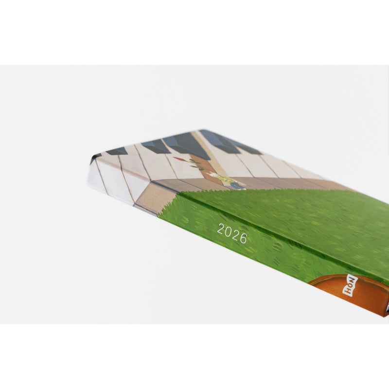 Hobonichi Techo A6 HON 2026 Hiroko Kubota: Waiting on the Chord (January Start)