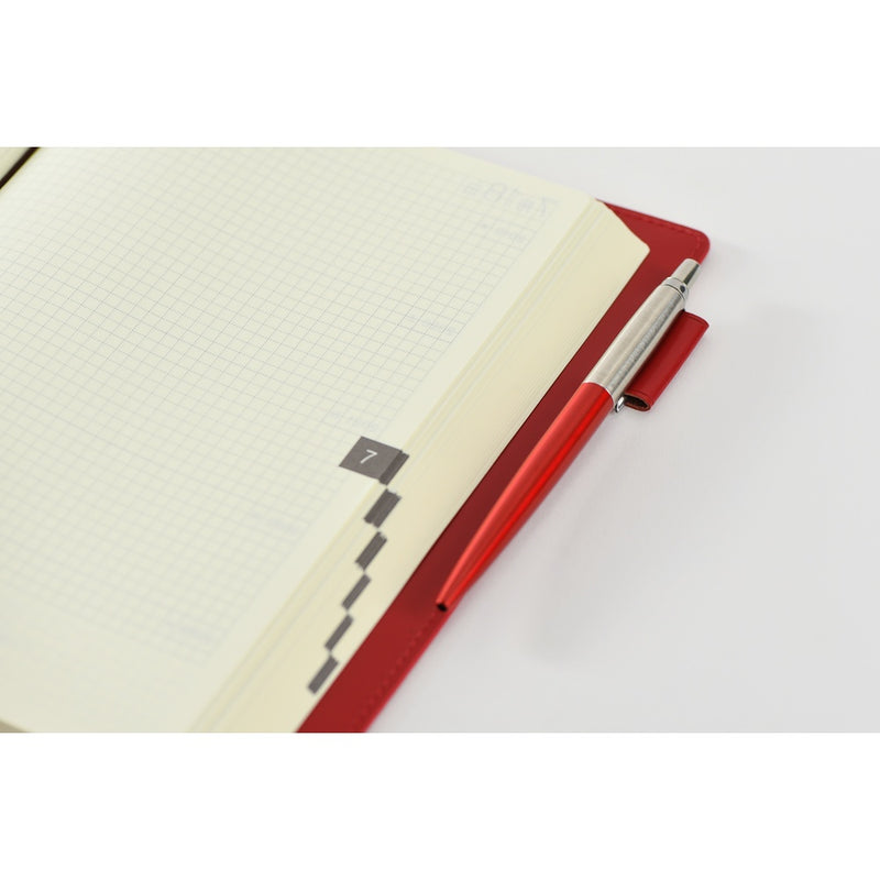 Hobonichi 5-Year Techo A5 Leather Cover (Red)