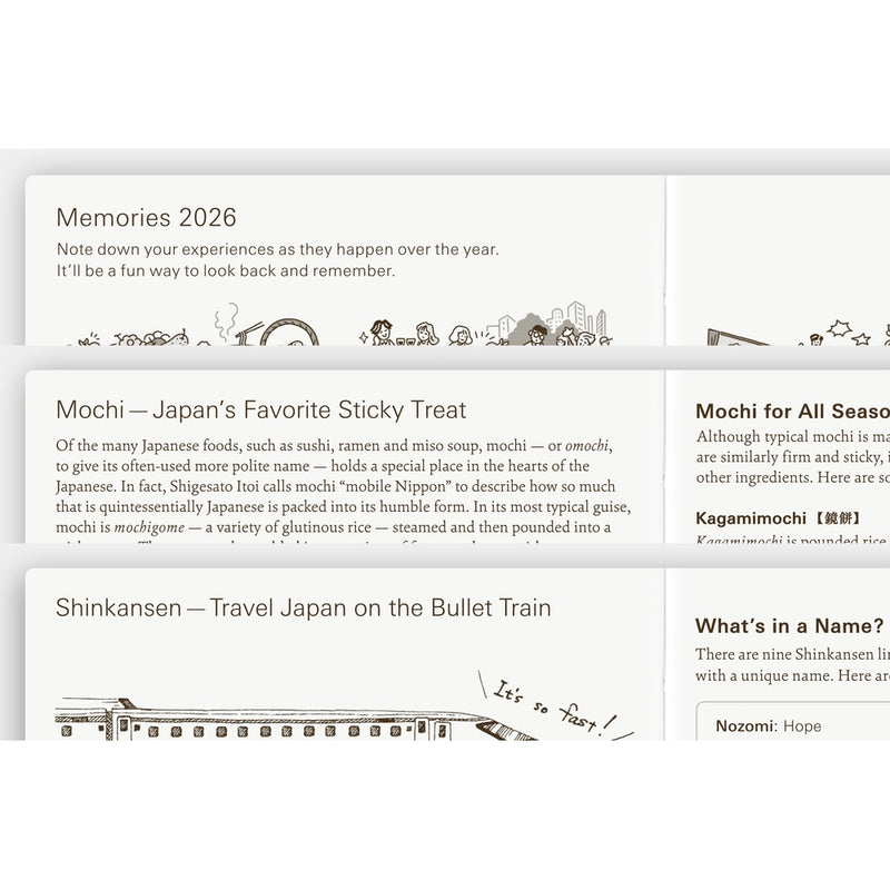 Hobonichi Techo 2026 English Planner Book (January Start)
