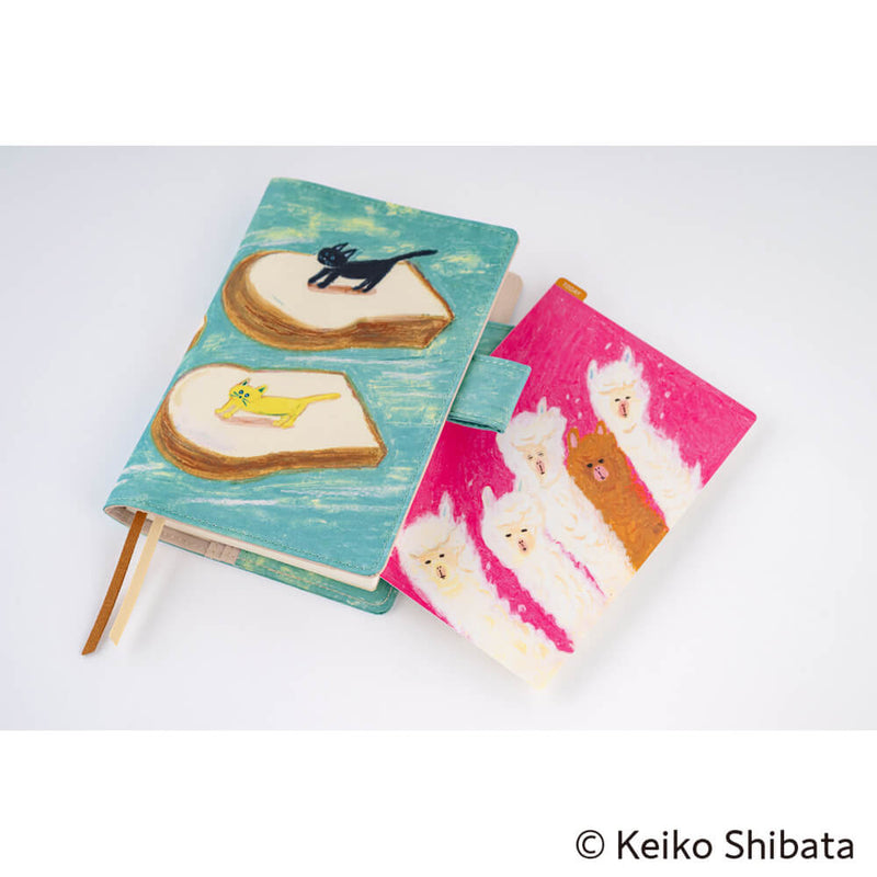 Hobonichi A6 Cover - Keiko Shibata: Bread Floating in the Wind