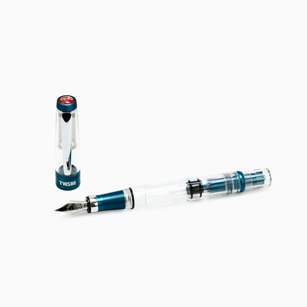 Twsbi Diamond 580 Al R Fountain Pen - Prussian Blue