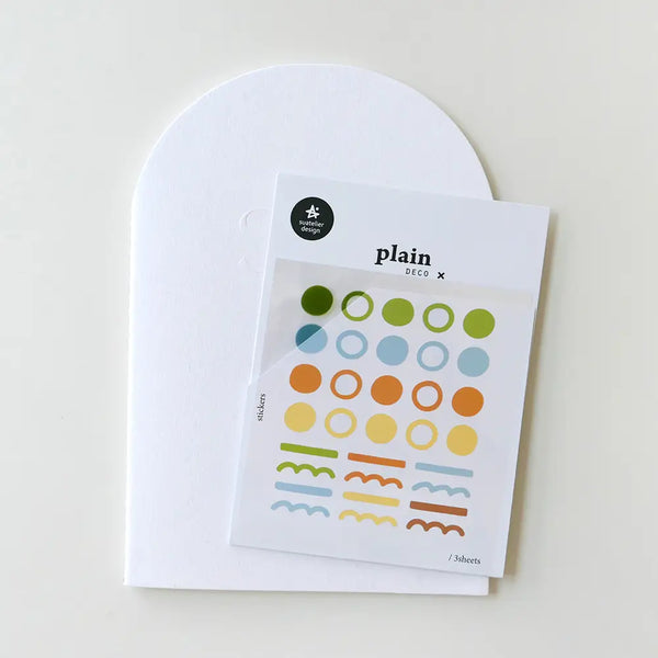 Suatelier Shape Stickers Plain 67 Deco