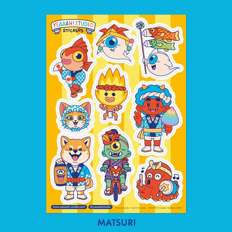 Yeaaah! Studio Vinyl Sticker Sheets