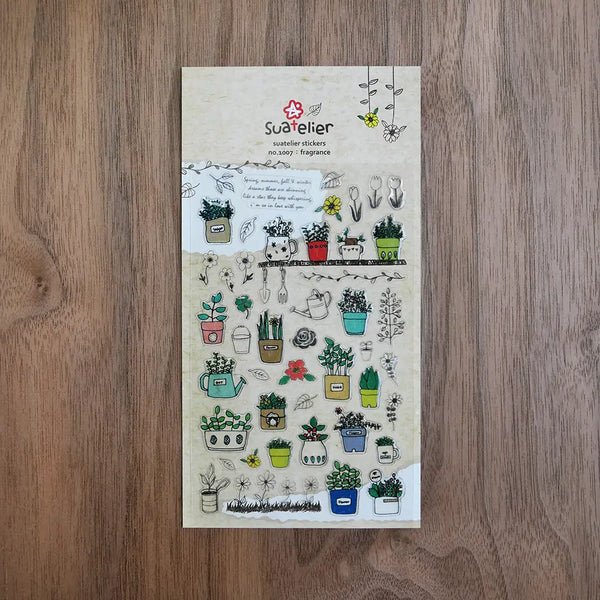 Suatelier Plant Stickers Fragrance no.1007