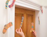 East End Press Festive Stockings Sewn Garland