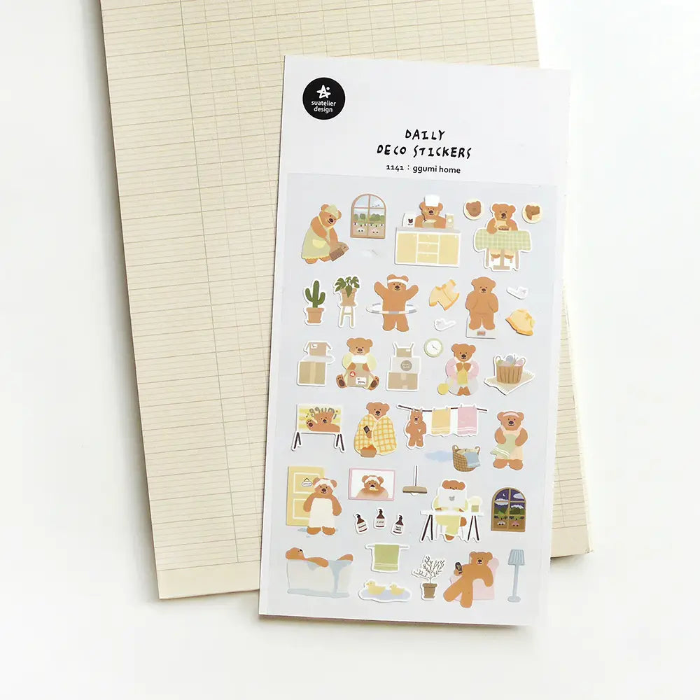 Suatelier Stickers no.1141 Ggumi Home
