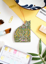 Niaski Wooden Cat Hanging Decoration - Guscat Klimt