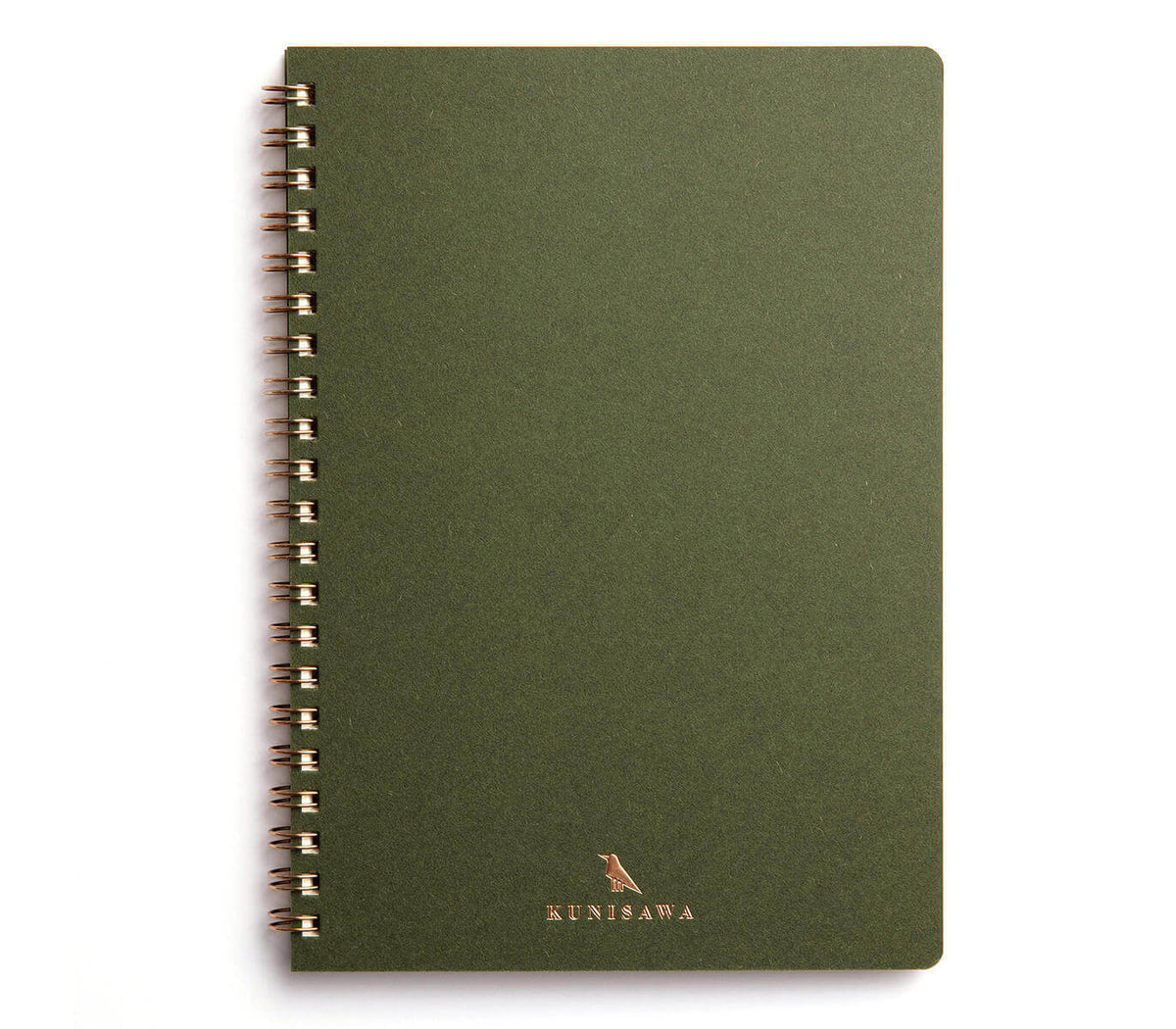 Kunisawa Find Ring Note A5 Juniper Green Notebook