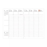 Mark's 2026/27 A6 Mid Year Academic Diary Refill