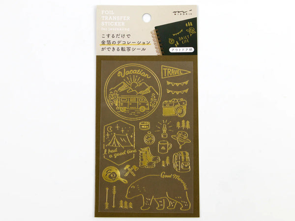 Midori Foil Transfer Stickers