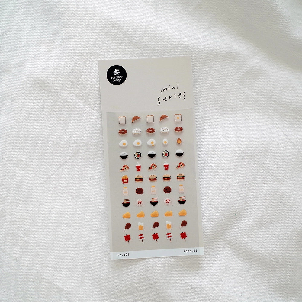 Suatelier Mini Stickers no.101 food.01