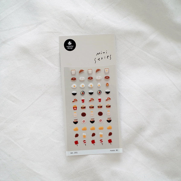 Suatelier Mini Stickers no.101 food.01