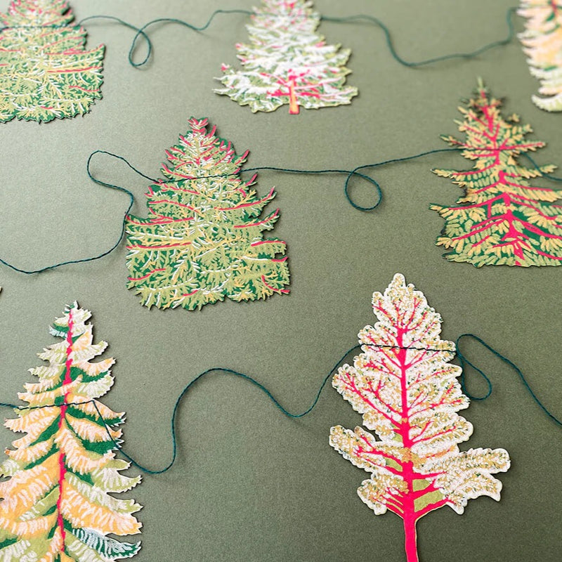 East End Press Christmas Forest Garland
