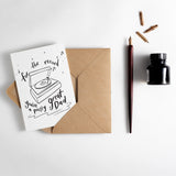 For The Record You're A Pretty Great Dad Letterpress Card
