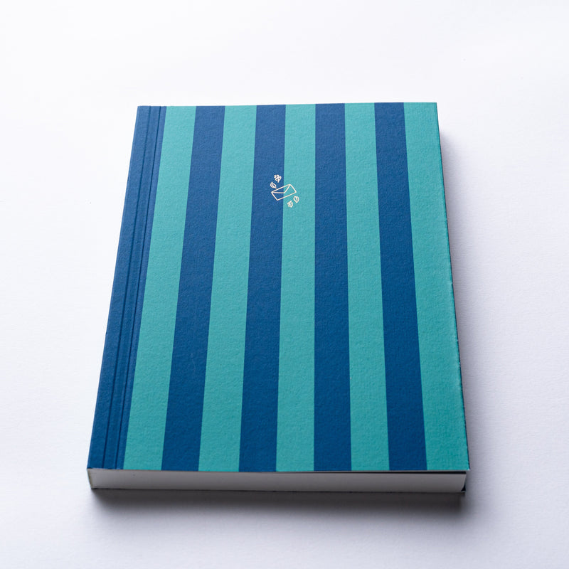 Hunter Paper Co. Blue Stripes A5 Lined Notebook