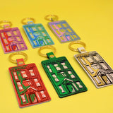 Apartments Leather Keyring