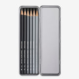 Caran d'Ache Graphite Line Grafwood Pencils in Metal Tin of 6