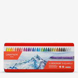 Caran d'Ache Neocolor II Aquarelle Wax Pastels Tin Set of 30
