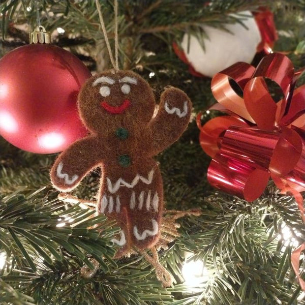 Gingerbread Man Christmas Tree Hanging Decoration