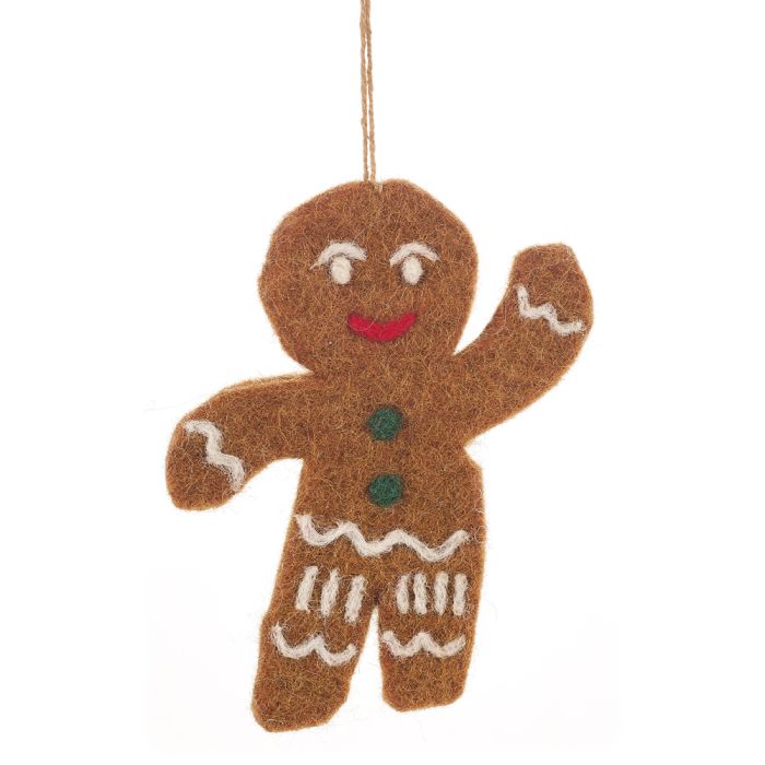 Gingerbread Man Christmas Tree Hanging Decoration